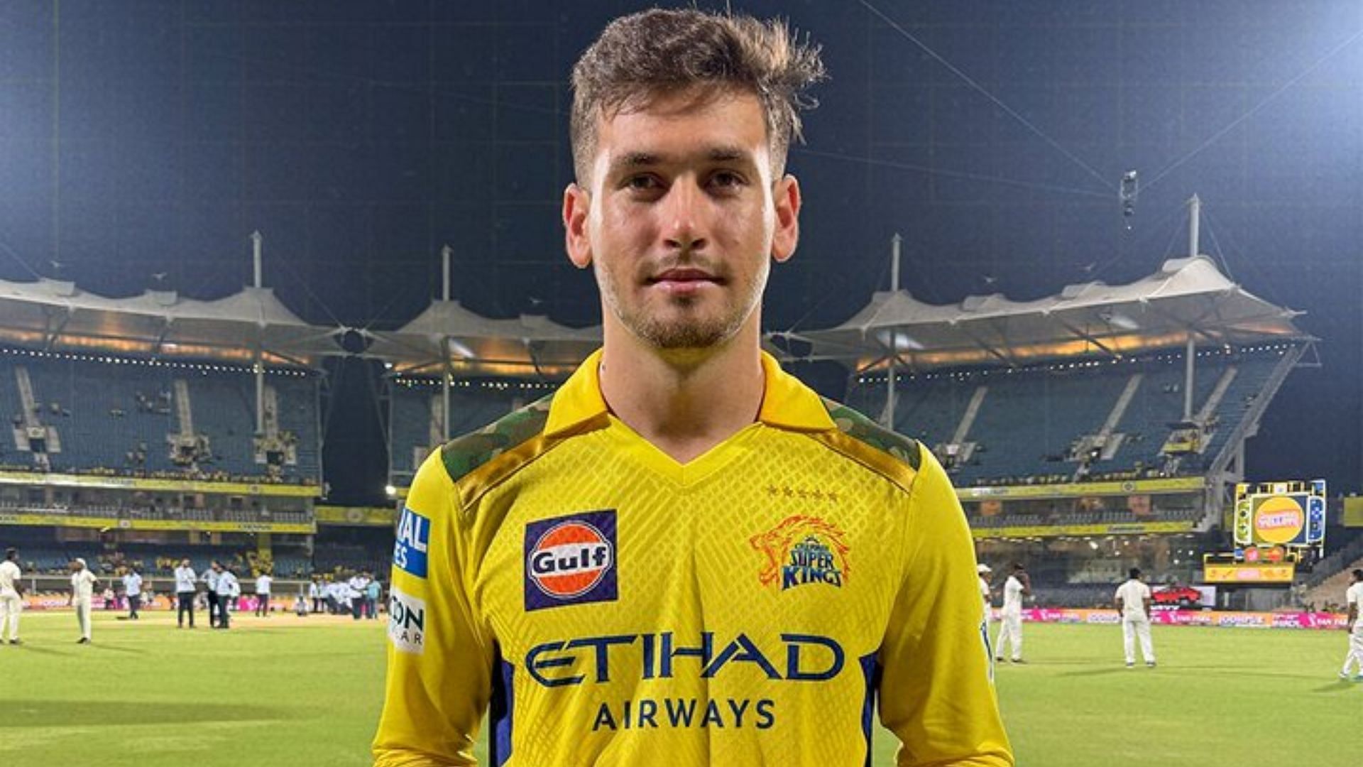 Noor Ahmad impressed with 4/18 against Mumbai Indians (Image Credits: CSK/X)